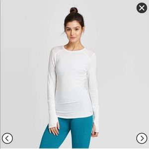 White Ribbed T-shirt